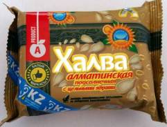Халва Подсолнечная с цельными ядрами подсолнечника 275гр 1/48 (Рахат, Казахстан), , шт