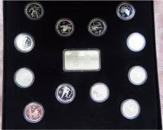 Набор монет.2007-2009гг. Канада. Олимпиада 2010г. Серебро. RARE. Proof.