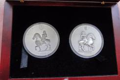 Набор монет.2004г. Того. Олимпиада/Конный спорт. Серебро. RARE. Proof.