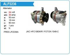 Генератор на Foton JFZ236A 24v 35A WAI двс Perkins
