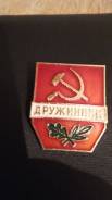 Знак дружинник СССР