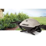 Гриль газовый Weber Q1200 на подставке, серый