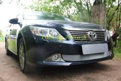 Накладка на решетку бампера. Toyota Camry