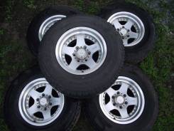 Литье CV928 16x8J с резиной Bridgestone A/T 265/70/16. 8.0x16 6x139.70 ET-10