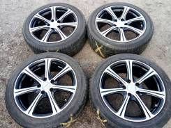 235/45R18 Bridgestone Potenza RE050A Лето 2006г+Manaray R18 114.3*5 8j. 8.0x18 5x114.30 ET35