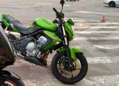 Kawasaki ER-6n. 649 куб. см., исправен, птс, с пробегом