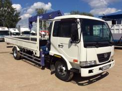 Nissan Diesel. Бортовой с манипулятором 2005год, 7 000 куб. см., 5 000 кг.