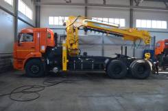 Камаз 65116. КМУ Тягач -6010-23 + КМУ Soosan SCS736L2 Top, 12 000 куб. см., 7 000 кг.