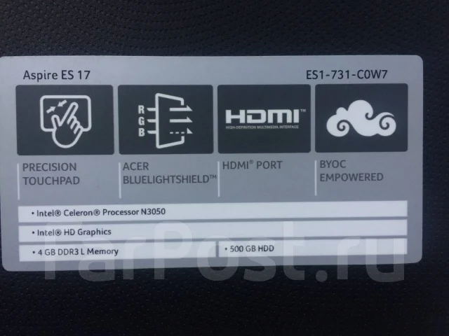 Acer Aspire ES1. WiFi: 1 ����