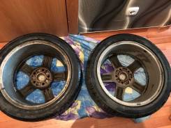 Продам диски с резиной Toyota Altezza. 7.0x17 5x114.30 ET50 ЦО 60,1 мм.