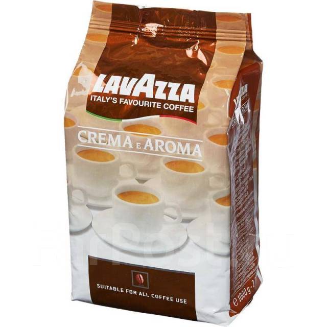 Кофе в зернах Lavazza Crema e Aroma (1кг) Оригинал, в наличии. Цена: 1 ...