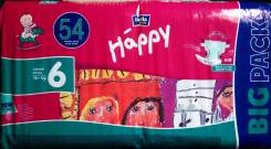 Bella baby happy. 6-11 кг 54 шт