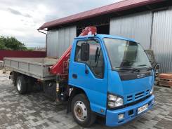 Isuzu NQR. Продаю манипулятор , 4 600 куб. см., 5 500 кг.