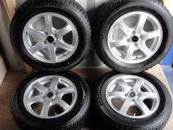Продам хороший комплект литья (R15) с зимними шинами 195/65 (№101). 6.0x15 4x100.00 ET45 ЦО 70,0 мм.