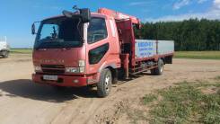 Mitsubishi Fuso Fighter. Бортовой грузовик с манипулятором , 8 200 куб. см., 5 000 кг., 10 м.
