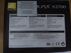 Nikon Coolpix S2700. 15 - 19.9 Мп, зум: 7х