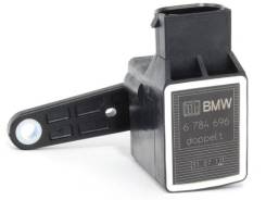Датчик высоты дорожного просвета. BMW: 1-Series, 6-Series, 5-Series, 3-Series, 7-Series, Z8, Z4, X5 Двигатели: N43B20, N46B20, N47D20T0, N52B30, M47D2...