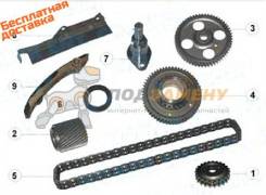 Комплект для замены цепи ГРМ MITSUBISHI PAJERO/DELICA 4M40 93- цепь двухрядная SAT / TKMB204N