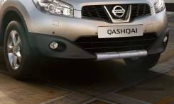 Накладка на бампер. Nissan Qashqai, J10, J11 Двигатели: MR20DE, HR16DE, R9M, H5FT. Под заказ