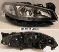 Фара. Renault Laguna Двигатели: F9Q, M9R, F4P, G9T, F5R, F4R, K4M, L7X