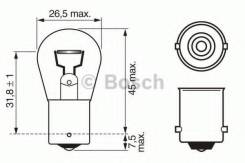 Лампа STANDARD P21W 12V 21W 1987302201 bosch 1987302201 в наличии