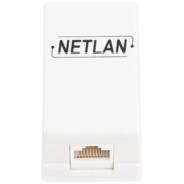 Фурнитура-проходник RJ-45 cat.5e Netlan в Перми Фурнитура-проходник RJ-45 cat.5e NETLAN