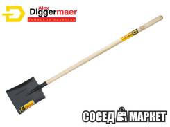 Лопата совковая песочная (тип1) Diggermaer с черенком (ПРЕМ-D1.1C2) во Владивостоке Лопаты совковые.