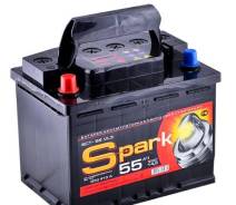 Spark. 55 А.ч., левое крепление, производство Россия