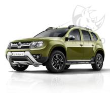 Накладка на порог. Renault Duster, HSA, HSM Двигатели: K4M, K9K, F4R. Под заказ