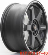 RAYS VOLK RACING TE37. 7.5x17, 4x100.00, 4x114.30, ET40, ЦО 73,1 мм.