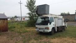 Isuzu Elf. Автовышка Isuzu ELF, 5 000 куб. см., 15 м.