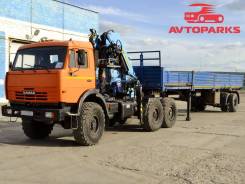 Камаз 43118 Сайгак. Камаз 43118-10 седельный тягач 6х6 с краном-манипулятором Инман ИМ180-, 10 800 куб. см., 5 000 кг., 8 м.