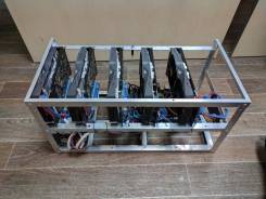 Майнинг ферма 5-RX470 4gb Asus strix 135мхс. Настроена под ключ.