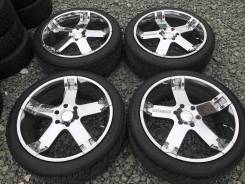 Настоящий USA! Хром MOMO 265/40/22 Toyota Prado/Lexus GX460,470. 9.5x22 6x139.70 ET18 ЦО 107,0 мм.