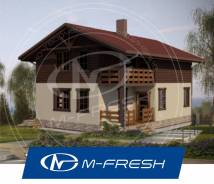 M-fresh Tomas (Проект рассчитан только для счастливой семьи! ). 100-200 кв. м., 2 этажа, 5 комнат, каркас