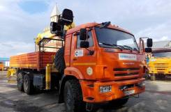 Камаз 43118 Сайгак. КМУ Камаз 43118-3027-46+Soosan SCS736 верх. упр. +борт сталь 6.2м., 125 куб. см., 25 000 кг.
