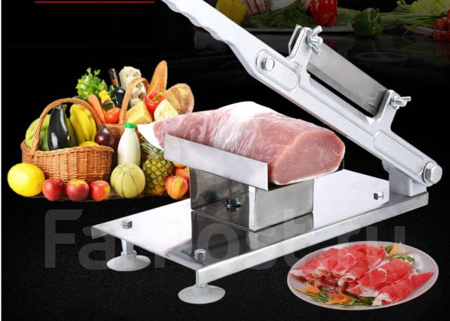 Нож-Гильотина для тонкой нарезки мяса, рыбы, сыра, колбасы, овощей ...