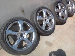 Toyota "I-RS" (Mark JZX 110) + Yokohama Advan 215/45/17. 7.0x17 5x114.30 ET50 ЦО 73,0 мм.