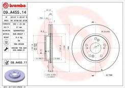 Диск тормозной. Honda Civic, DBA-FD2, DBA-FD1 Honda Stream Honda FR-V Двигатели: R16A1, R18A1, R16A2, R18A2, K20A1, D17A2, K20A9