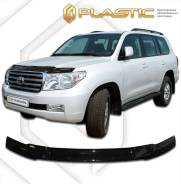 Дефлектор для защиты передней части капота Toyota Land Cruiser 200 2008г.("Арт" серебро)(273) (273) А/С