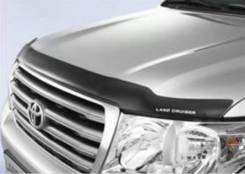 Дефлектор капота. Toyota Land Cruiser, UZJ200W, VDJ200, URJ202W, URJ200, URJ202, UZJ200 Двигатели: 3URFE, 1VDFTV, 1URFE, 2UZFE. Под заказ