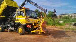 Nissan Diesel. 4WD кран самосвал, 17 000 куб. см., 10 000 кг.