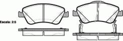 Колодки дисковые п.\ Toyota Auris 1.4VVTi/1.6VVTi/1.4D-4D 07>