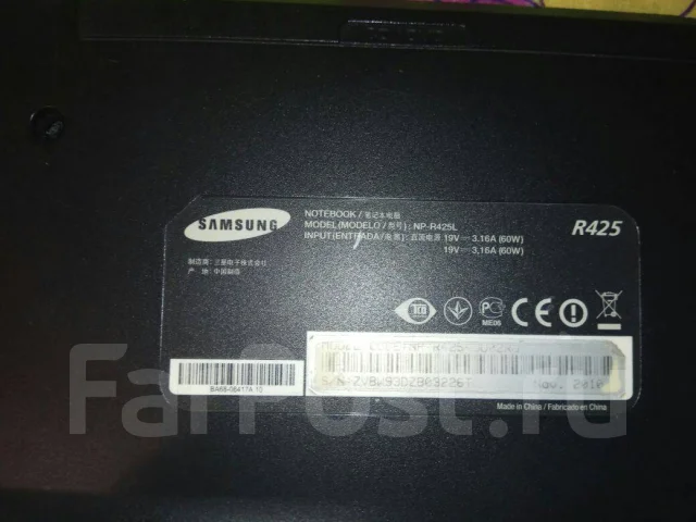 Samsung R425. 14", 2,2����, ��� 2048 ��, WiFi: 1 ����