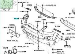 Бампер. Lexus LX570, URJ201 Двигатель 3URFE
