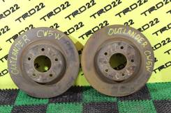 Диск тормозной. Mitsubishi: Lancer Evolution, Outlander, Delica, Galant Fortis, Lancer, ASX Citroen C-Crosser Двигатели: 4J11, 6B31, 4J12, 4B11, 4B12...