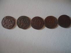 Продам или обменяю монеты денга 1735,37,38,46,47.
