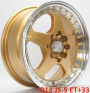 Rotiform. 5.5x14, 4x100.00, 4x114.30, ET33, ЦО 73,1 мм.