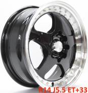 Rotiform. 5.5x14, 4x100.00, 4x114.30, ET33, ЦО 73,1 мм.