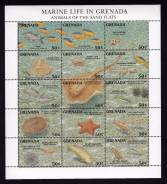 Гренада 1991.12.05 Mi2360-2374 MNH морская фауна